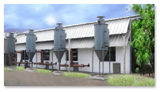 Environmental friendly fettling shop